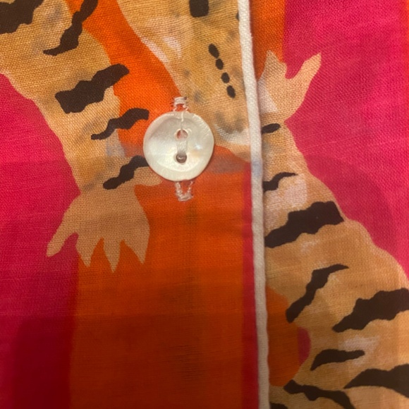 NWOT Handmade Hand block Cotton Pajama Set - Picture 5 of 5